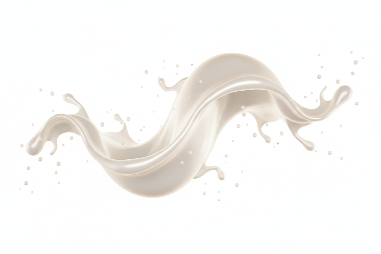 white serum splashing image 